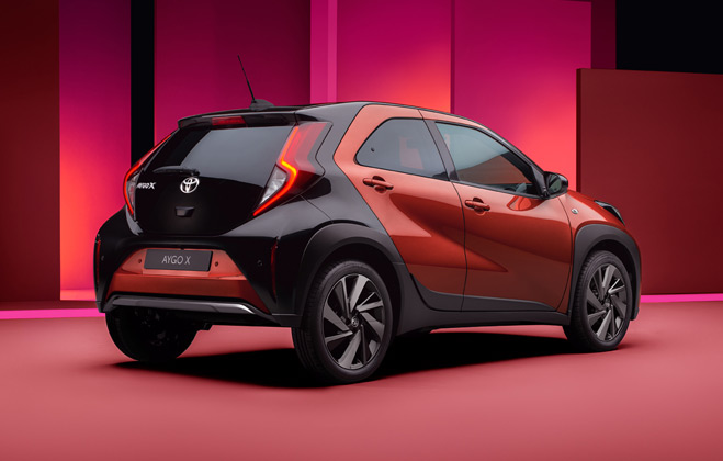 The new Toyota Aygo X is a modern and stylish urban crossover.