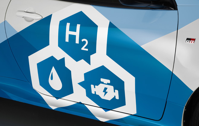 Toyota представила прототип GR Yaris с водородным двигателем