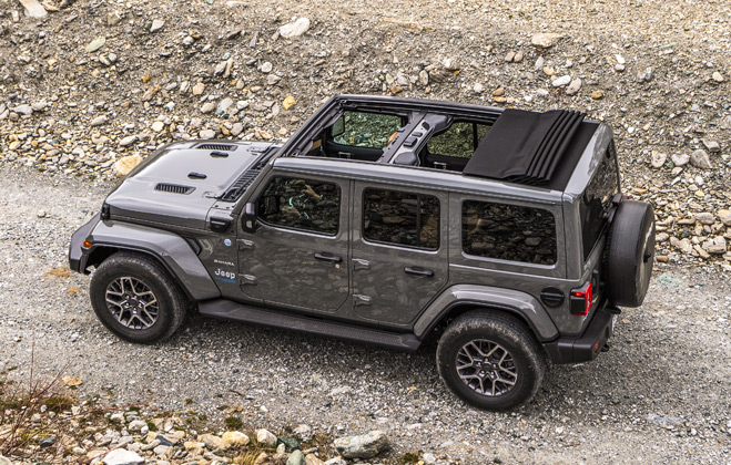 Jeep Wrangler 4xe модельного года 2022