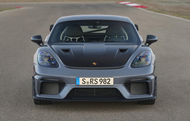 New Porsche 718 Cayman GT4 RS at the Los Angeles Auto Show