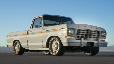Ford unveils F-100 Eluminator concept model with new electric motor