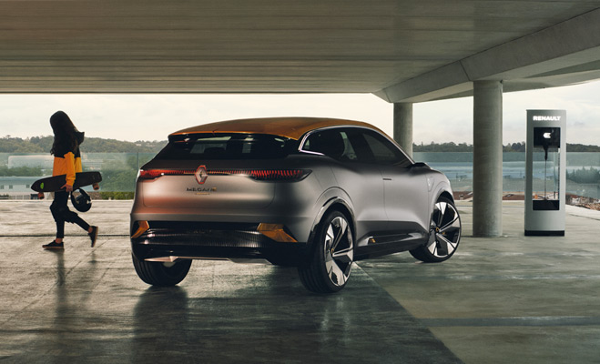 Renault Megane eVISION - the electric car of the future