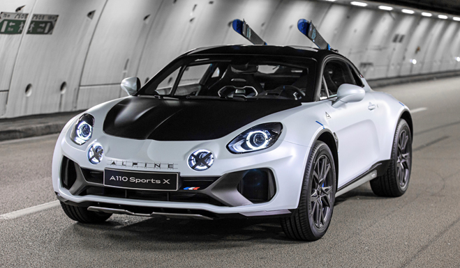 Alpine brand for the third time at the International Automobile Festival