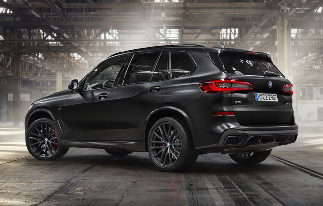 Limited edition BMW X5 and X6 Black Vermilion and BMW X7 Frozen Black