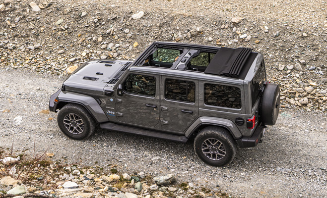 The new Jeep Wrangler 4xe is now electric