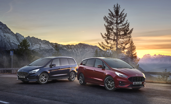 New Ford S-MAX and Galaxy Hybrid