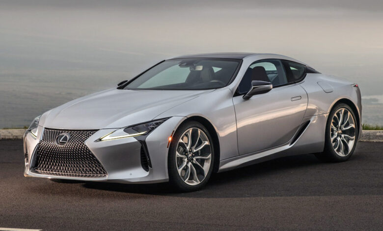 10 surprising facts about the updated Lexus LC coupe