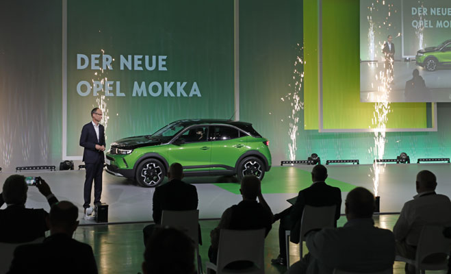 World premiere of the new Opel Mokka