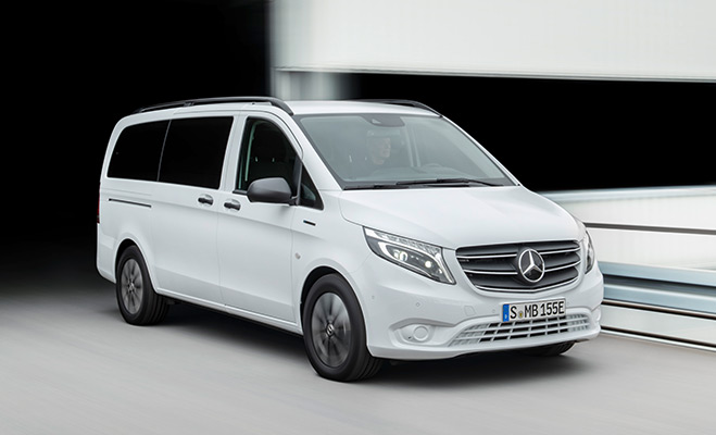 The new Mercedes-Benz eVito Tourer went on sale in Poland.