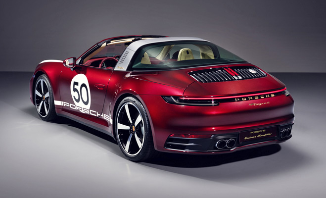 Porsche 911 Targa 4S, дизайнерское издание наследия