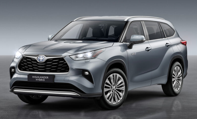 New 7-seat SUV Toyota Highlander debuts in Europe