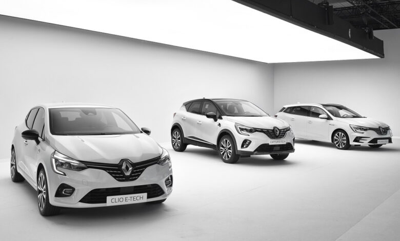 Новый Renault Clio E-Tech, Captur и Megane E-Tech Plug-In