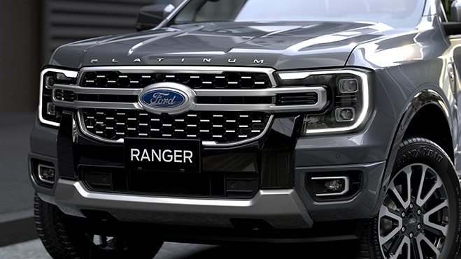 The new generation Ford Ranger will receive a Platinum version.