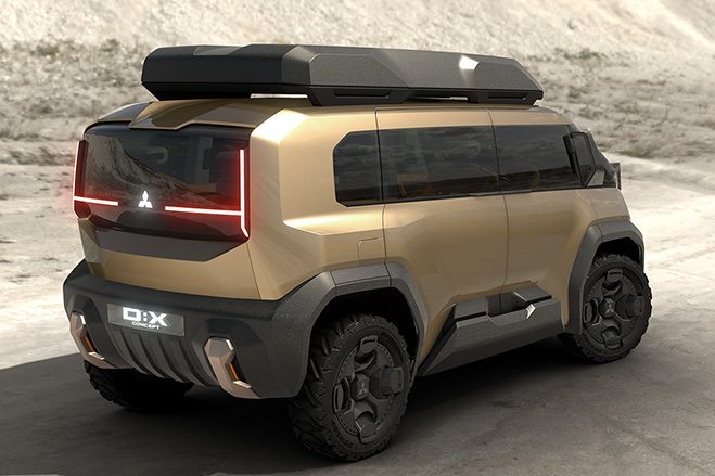 Mitsubishi D:X CONCEPT makes its world premiere at the Japan Mobility Show 2023.