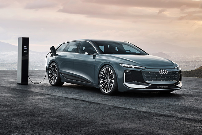 Концепт Audi A6 Avant e-tron — это видение семейного автомобиля ближайшего будущего.