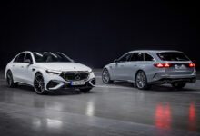Mercedes-AMG E 53 HYBRID 4MATIC+ in limousine and station wagon body styles